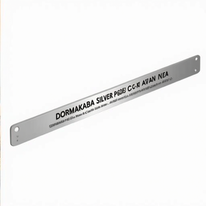 DORMAKABA Silver P600 <b>Door</b> <b>Plate</b> for Sliding Rail G-N XEA Height 40mm Mounting <b>Plate</b> - Product Image 3