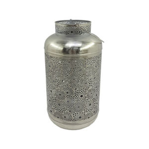 <b>Lantern</b> <b>Silver</b> Color Awesome Decorative Round Metal for Home and Christmas Lighting Decoration Hanging <b>Lantern</b> Handmade - Product Image 1