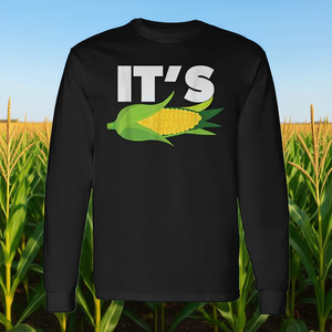 Camiseta de Manga Larga con Diseño de Mazorca de Maíz para Uso Promocional - Product Image 3