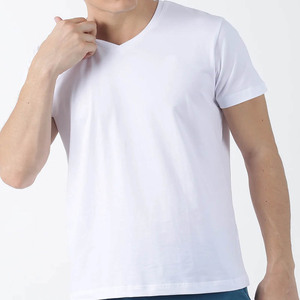 Camisetas Modernas Ajustadas con Cuello en V - Product Image 2