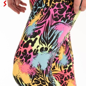 Leggings Deportivos de Cintura Alta para Gimnasio, Personalizados por Sublimación para Mujer / Leggings de Sublimación de Primera Calidad con Estilo Único, Servicio OEM - Product Image 4