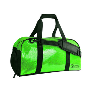 Bolsa de lona de cuero impermeable de gran capacidad Unisex para hombres y mujeres ropa de viaje de fin de semana mochila de lona deportiva para la noche - Product Image 6