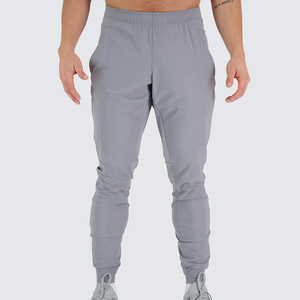 กางเกงออกกำลังกายเอวสูงของผู้ชายกางเกงออกกำลังกายผ้าฝ้าย100% - Product Image 1