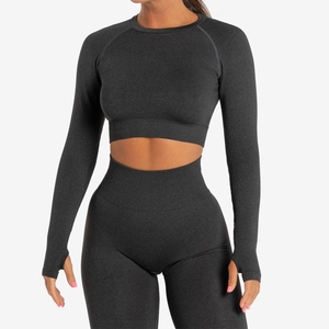 Sujetador deportivo de Yoga para mujer con estilo de talla grande de alto soporte transpirable ecológico de secado rápido Spandex/ropa deportiva de nailon - Product Image 2