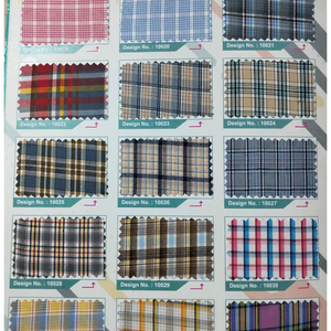 Tissu d'uniforme scolaire en coton polyester de haute qualité, tissu de chemise teint en fil, en mélange de polyester/coton - Product Image 1