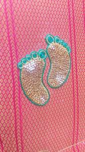 Handmade Beaded Embroidery Juice Glass Charm Stylish Trendy Design with Fancy Touch Beautiful Luxury <b>Keyring</b> India Classic Style - Product Image 5