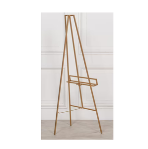 Chevalet de sol portable en métal, support de présentation décoratif pour tableaux, assiettes décoratives, livres, photos, œuvres d'art - Product Image 4
