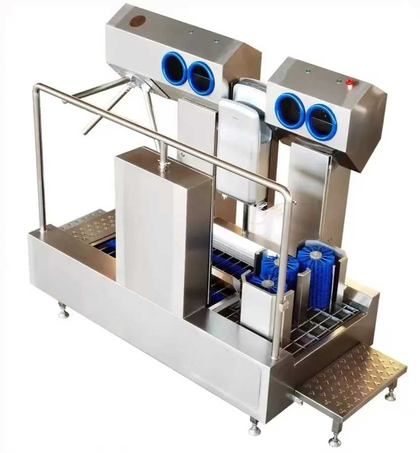 Hygienic Entrances Boot Hand Washing Machine for food factory