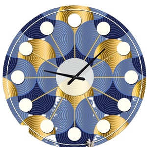 Horloge murale en métal de qualité supérieure personnalisée, design suspendu durable et élégant pour la maison, le salon, l'hôtel et la décoration intérieure - Product Image 1