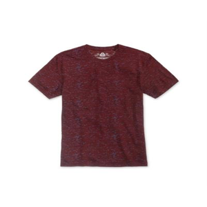 T-shirt testurizzata da uomo American Rag in cotone 100% viola, traspirante, con logo, disponibile nelle taglie XXL e XXXL - Product Image 1