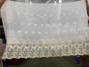 Pañuelo de Algodón Voile con Bordado de Encaje y Pedrería al Estilo Dubái, para Mujeres Musulmanas y Africanas, Uso Diario de Verano, Transpirable, Venta al Por Mayor - Product Image 5