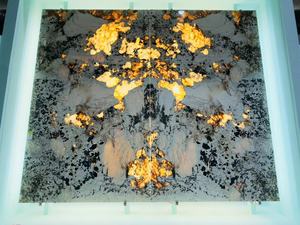 Dalle de comptoir en pierre de luxe rétroéclairée du Brésil, Quartzite Patagonia translucide, Quartzite Cristallo <span class=keywords><strong>Pandora</strong></span> à jointure apparente pour carrelage mural - Product Image 6