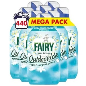 Suavizante de Telas Líquido Ecológico Fairy Outdoorable, 440 Lavados, Fórmula Ultra Concentrada para Piel Sensible, Dermatológicamente Probado - Product Image 1