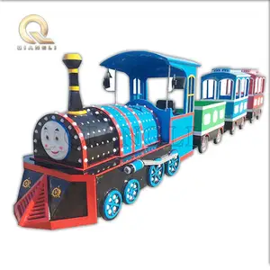 Treno senza cingoli Thomas treno colorato per bambini parco divertimenti al coperto all'aperto centro commerciale da giardino