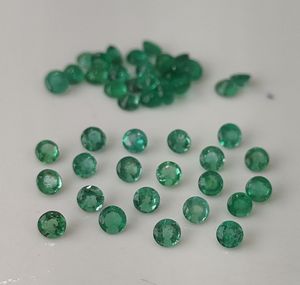 พลอยแซมเบียมรกตธรรมชาติขนาด2มม.-6มม. พลอยทำมือคุณภาพสูง - Product Image 2