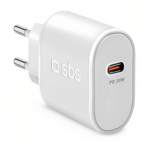 Cargador de Pared USB Tipo-C Cavo Caricabatterie, 30W Power Delivery, Blanco, TetraT1CPD30, Categoría de Producto: Cargadores y Adaptadores - Product Image 3