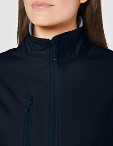 Veste zippée à fermeture éclair complète personnalisée en gros pour femmes 2024 coupe-vent respirant veste d'hiver imperméable extérieure femme 2024 - Product Image 4