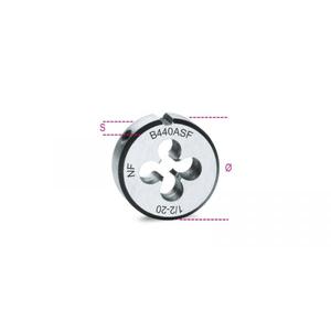 Matrices rondes en acier chromé BETA avec filetage UNF à pas fin Accessoires pour outils électriques multi-pack - Product Image 1