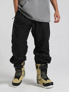 กางเกงคาร์โก้สโนว์บอร์ดสำหรับผู้ชายกางเกงสกีทรงหลวมกางเกงฤดูหนาวกางเกงกันน้ำระบายอากาศผ้าไนลอนซับใน - Product Image 3