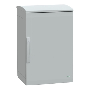 Armadio Elettronico da Pavimento SCHNEIDER ELECTRIC NSYPLAT754G 750x500x420mm in Poliestere Thalassa PLA con Porta Liscia - Product Image 1