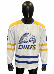 Maillot de hockey sur glace personnalisé imprimé numériquement, maille respirante, vêtements d'équipe pour adultes, haute qualité, 100% polyester, séchage rapide, antibactérien - Product Image 5