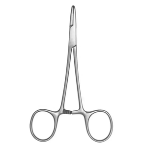 Porte-aiguille fin en or, porte-aiguille en bois Crile, porte-aiguille Olsen-Hegar à poignées en or - Product Image 6