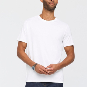 Camiseta informal de manga corta para hombre, ropa de calle redonda con estampado de letras de tejido de punto serigrafiado con logotipo personalizado - Product Image 5