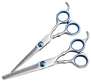 Salon Usage Professional Hair Barber Scissors JAPAN King Mate Steel Resin Stainless Style Beauty Lady Handle Feature Teeth Blade