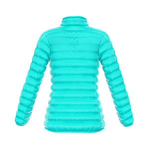 Women's Custom Breathable Long <b>Sleeve</b> Puffer Button Autumn Fashion Plaid Cotton Filled <b>Short</b> Stand Collar <b>Jacket</b> - Product Image 2