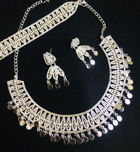 2024 Vintage italien inspiré mode 24K plaqué or cuivre collier boucle d'oreille ensemble cadeau direct des états-unis à la France Comores Mayotte - Product Image 4