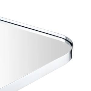 Mid Century Modern Chic Metal <b>Rounded</b> Wall <b>Mirror</b> Latitude Run Rectangular Steel Framed Wall <b>Bathroom</b> Vanity <b>Mirror</b> TEHOME - Product Image 5