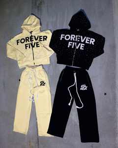 เสื้อสเวตเตอร์ผ้าฟลีซมีซิปรูดซิปสำหรับผู้ชายสำหรับฤดูหนาวโลโก้หนักพิมพ์ลายมีฮู้ดผ้าโพลีเอสเตอร์/ ผ้าฝ้ายฝรั่งเศสเทอร์รี่ - Product Image 1