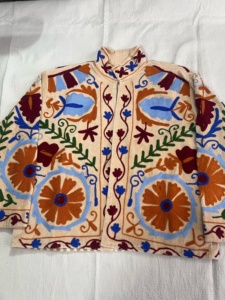 Abrigo de alta calidad Algodón Suzani Prendas de abrigo Chaqueta de invierno Bohemia Ropa de playa Vestido Corto Pato Ropa de invierno Chaqueta - Product Image 3