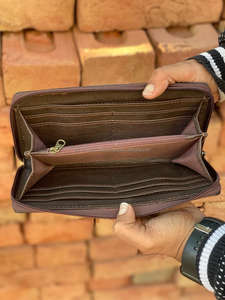 Bolso de mano de piel con herramientas para mujer, billetera de cuero tallado, de mano, de diseño, en oferta - Product Image 5