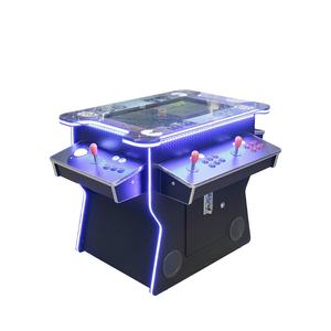 Toda la nueva máquina de mesa de arcade casera preensamblada con trackballs de videojuegos retro 3K y taburetes de Bar cromados - Product Image 2