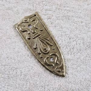 Hebilla de cinturón de latón medieval Extremo de cinturón Leon Amplio 1500 2017 - Product Image 3