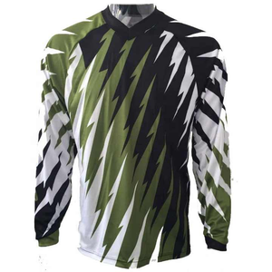 Diseño personalizado sublimación tela transpirable carreras Motocross camisas de talla grande bicicleta Jersey Top - Product Image 5