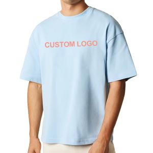Custom Logo Oversized <b>Men</b> T <b>Shirts</b> Heavyweight 320 Gsm 100% Cotton Drop Shoulder Custom Embroidery <b>Men</b> T <b>Shirt</b> 2025 Factory - Product Image 1