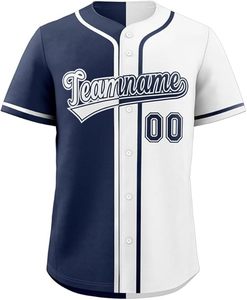 Maillot de baseball respirant cousu avec impression numérique par sublimation sur mesure OEM - Product Image 1