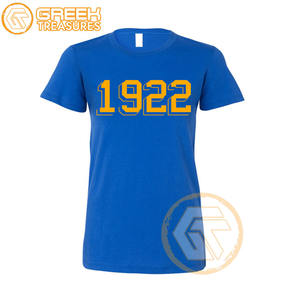 Sigma Gamma Rho T-shirt pour femme sur mesure Vêtements de sororité Jersey de coton T-shirt respirant de haute qualité Vêtements grecs pour femme - Product Image 2
