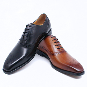 Chaussures d'affaires de haute qualité pour hommes, avec absorption des chocs et surface imperméable, chaussures formelles en cuir - Product Image 6