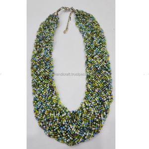 Fashion Jewelry <b>Resin</b> <b>Necklace</b> Hot Selling From India Handmade <b>Necklace</b> for Women and Girls Attractive Color - Product Image 6