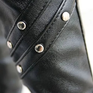 Pantalones de Cuero Vacuno Genuino para Hombre de Alta Calidad, Impermeables, Transpirables, Resistentes al Viento, Casuales, Más Vendidos, Color Sólido - Product Image 2