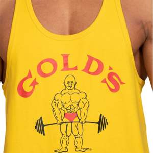 Gold <b>Men</b> Bodybuilding Stringer <b>Tank</b> <b>Top</b> | Organic Cotton Gym Vest | Sleeveless Workout Shirt | Muscle Fit Training <b>Tank</b> <b>Top</b> - Product Image 4