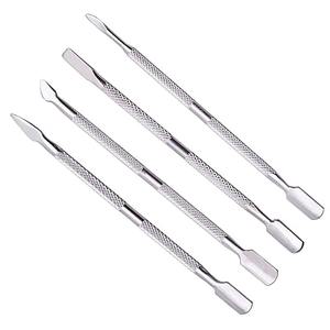 Pousse-cuticules en acier inoxydable à double extrémité, réutilisable, durable, outil de précision, manucure, pédicure, toilettage, personnalisable, professionnel - Product Image 1