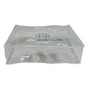 Sac à main transparent en PVC imperméable pour femme, forme baril ouvert – Élégant, grande capacité, durable, léger, résistant à l'eau - Product Image 4
