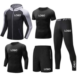 Vêtements de sport sans couture de haute qualité pour femmes grandes tailles, pantalons de jogging, t-shirt, sweat à capuche zippé, service OEM - Product Image 2