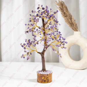 Premium Quality 300 Chips Amethyst Tree Spiritual Growth Usage Stunning Handcrafted Beautiful Purple Crystals For Decoration - Product Image 2