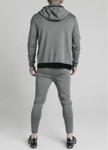 2025 Fabricant personnalisé décontracté vierge 10% coton vêtements de sport pour hommes survêtement ensemble 2pc dernière conception Slim Fit survêtements pour hommes - Product Image 2