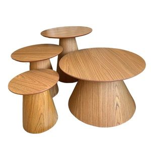 Pedestal de madera para postres con base ancha para soportar grandes tartas, tartas de queso o repostería de temporada en eventos - Product Image 5